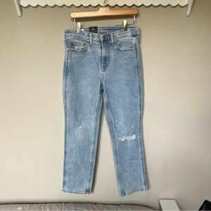 Gap Vintage Slim Distressed Mid Rise Jeans 6/28 Short